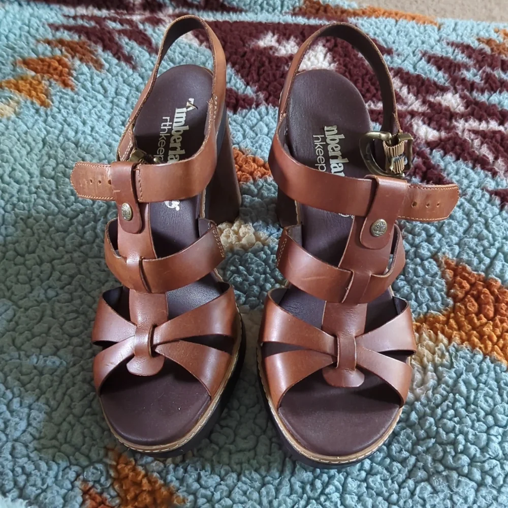 Timberland Earthkeeper leather heels - Picture 1 of 6